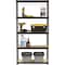 Lorell Narrow Steel Shelving 60" Height x 30" Width x 12" Depth 66964 - alternate 5
